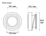 Wet end seal for SIREM PBL + PB1C8024L1B pumps - Click to enlarge