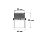 Adaptateur 1" MPT vers 1" - Cliquez pour agrandir