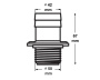 Adaptateur 1,5" MPT vers 1,5" cannel - Cliquez pour agrandir