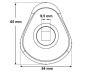 Poigne de vanne de rgulation Wellis V2 - Cliquez pour agrandir