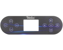 Wellis overlay for Balboa TP800 keypad