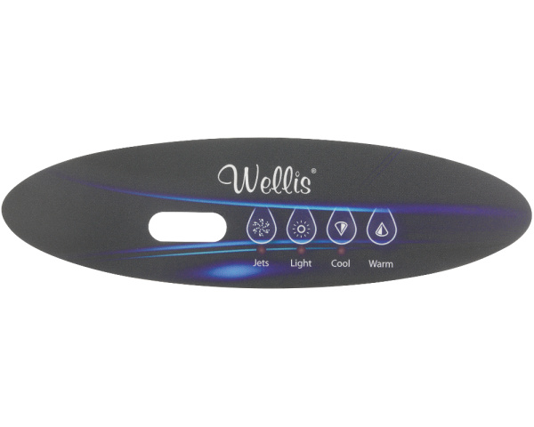 Membrane Wellis pour clavier Balboa VL260 - Cliquez pour agrandir