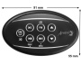 Gecko in.k175 keypad for Kenwood audio systems - Click to enlarge