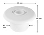 Balboa / HydroAir jet - Micro Jet Eyeball - Click to enlarge