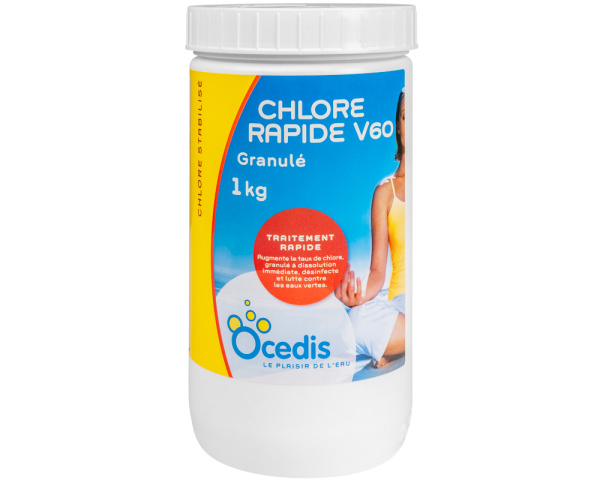 Cloro rpido Ocedis V60 en grnulos - Haga clic para ampliar