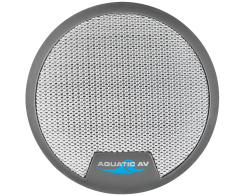 Aquatic AV 2" silver grey speaker grille