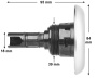 Buse LVJ Medium - Crystal Twin Roto 3" - Cliquez pour agrandir
