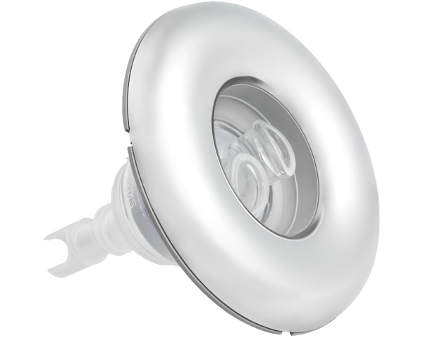 Waterway Poly Storm thread-in jet Twin Roto LED stainless steel - Click to enlarge