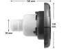 Buse CMP Typhoon Whirlpool - Crown non-rglable - Cliquez pour agrandir