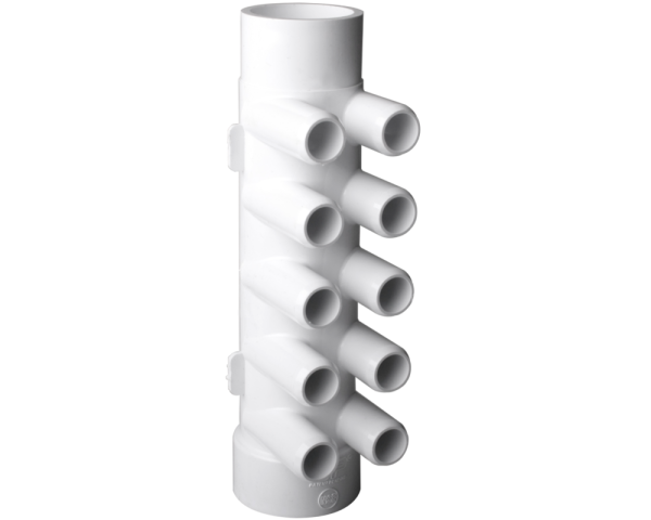 Verteiler 1,5" mnnlich/weiblich zu glatten 10 3/4"-Ausgngen M+ - Zum Vergr&ouml;&szlig;ern klicken