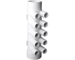 Colector de 1,5" M/H hacia 10 salidas de 3/4" M+