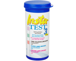 Tiras de anlisis InstaTest (cloro o bromo libre, pH, alcalinidad)