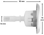 Buse Pentair Micro Cyclone Directional, Inox - Cliquez pour agrandir