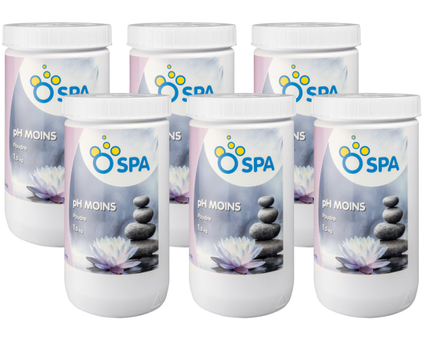 Box of 6 Ocedis O Spa pH Minus - Click to enlarge