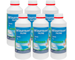 Carton de 6 Nettoyant et dtartrant filtre Ocedis