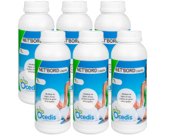 6 x Ocedis Net'Bord Liquid waterline cleaner