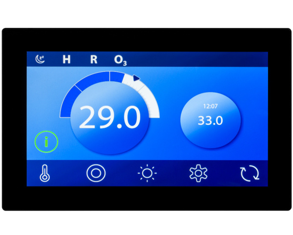 Balboa SpaTouch 3+ control panel - Haga clic para ampliar
