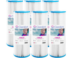 Box of 6 Claralys CRB25 filters