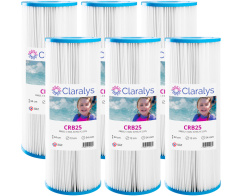 Carton de 6 filtres Claralys CRB25