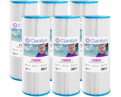 Box of 6 Claralys CRB50 filters