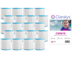 Carton de 20 filtres Claralys CWW10