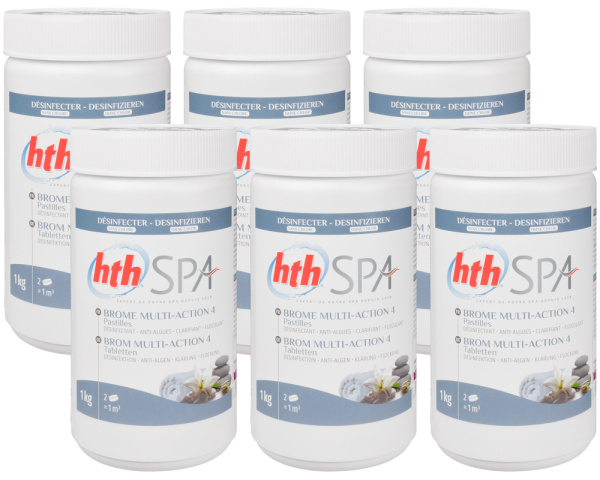Carton de 6 HTH Brome Multi-Action 4 - Cliquez pour agrandir