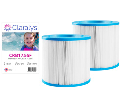 Paire de filtres Claralys CRB17.5