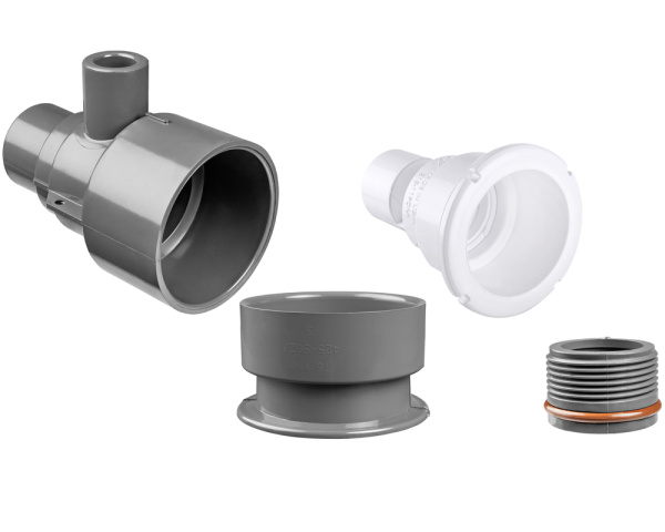 Waterway Poly Storm Gunite metric assembly - Click to enlarge