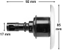 Rising Dragon 3" snap-in jet - Twin Roto Wave Stainless steel - Click to enlarge