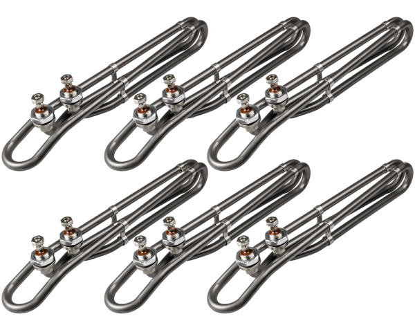 Pack of 6 x 3 kW standard heater element - Click to enlarge