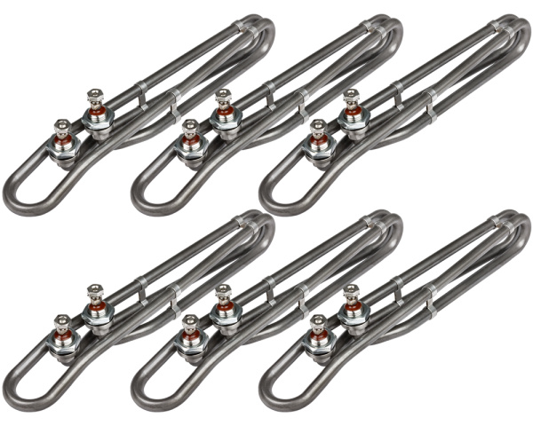 Pack of 6 x 2 kW standard heater element - Click to enlarge