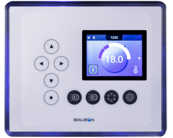 Balboa TP740 control panel - Click to enlarge