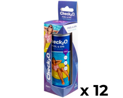 12 x Tiras Check&#8322;O 3 en 1 (cloro libre, pH, alcalinidad)