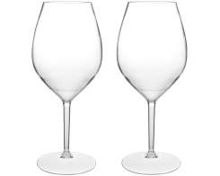 Lot de 2 verres  vin