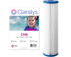 Filtre Claralys CH6 (compatible PH6)