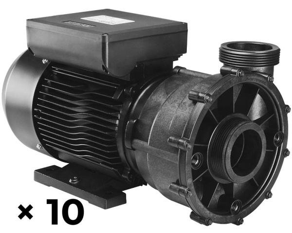 10 Koller 3 HP two-speed pumps - Click to enlarge