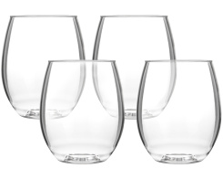 Set de 4 copas de vino y agua