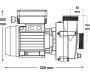 Balboa 0,25HP circulation pump, 1030025 - Click to enlarge