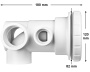 HydroAir Butterfly jet and 3-port valve - Click to enlarge