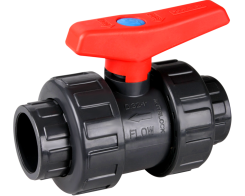 Double union ball valve 1/2" F/F