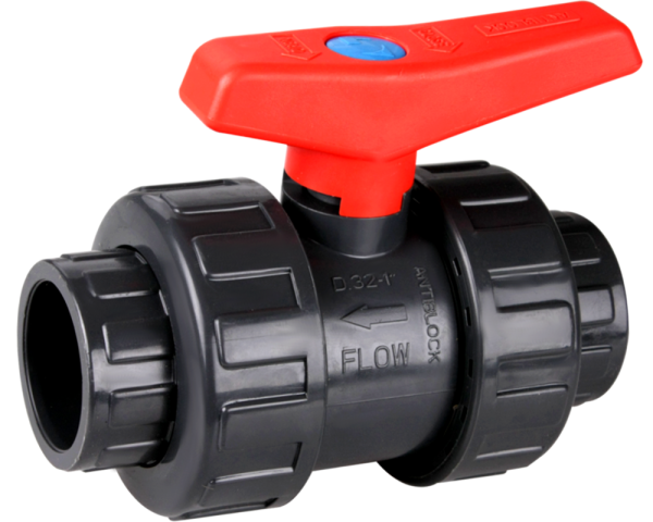 Double union ball valve 1.5" F/F - Click to enlarge