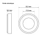 Acura Megaflow 1092-AV wet end seal - Click to enlarge