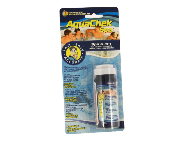 Bandelettes d'analyse Aquachek 6-en-1 - Cliquez pour agrandir
