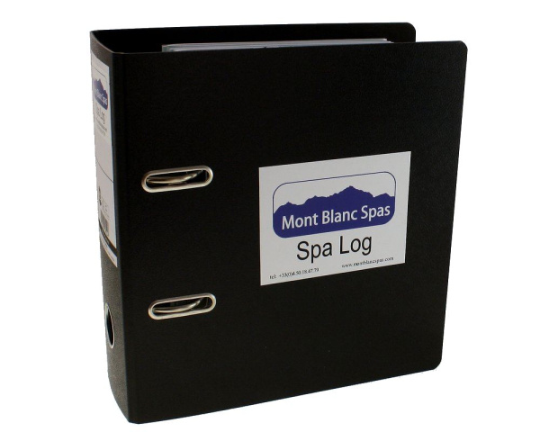 Monthly Spa Logs - set of 12 with binder - Click to enlarge