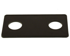 Plaque de fixation pour commandes pneumatiques