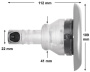 Rising Dragon 4" jet Twin Roto stainless steel - Click to enlarge