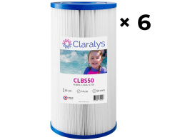 Box of 6 Claralys CLBS50 filters