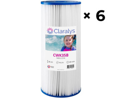 Box of 6 Claralys CWK35B filters