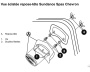 Reposacabezas Sundance Spas Chevron 6472-960 - Haga clic para ampliar