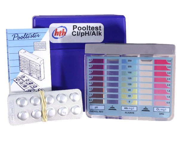 Trousse HTH Chlore / pH / TAC - Cliquez pour agrandir